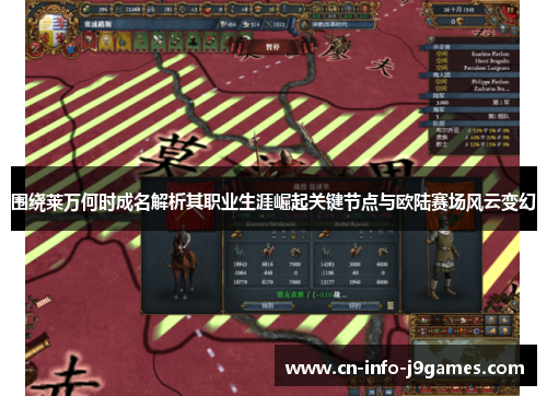 围绕莱万何时成名解析其职业生涯崛起关键节点与欧陆赛场风云变幻